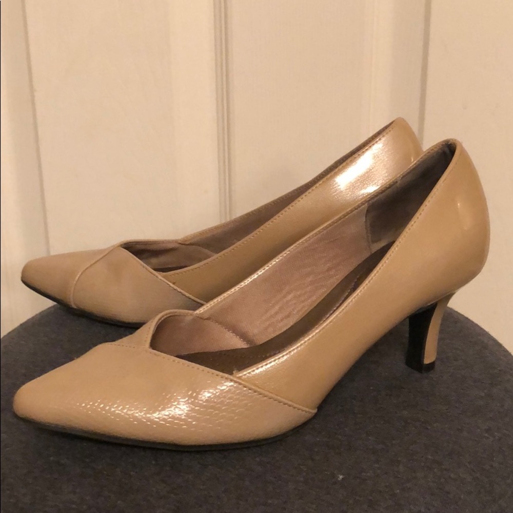 Tan shoes